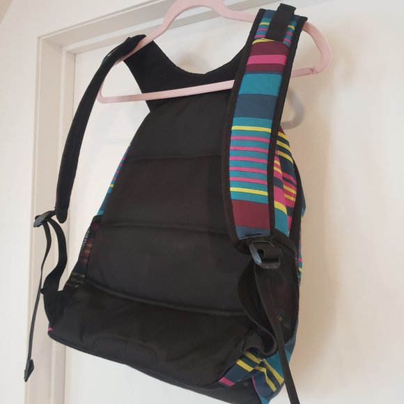ROXY - Backpack Stripe Turquoise Pink and Yellow - unisex - Picture 6 of 15